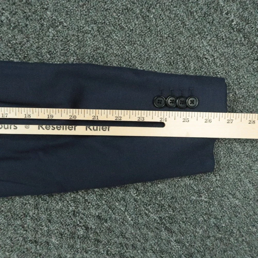 Caruso Suit Mens 56R Blue Wool Cashmere Blazer Pants Italy US 46R
